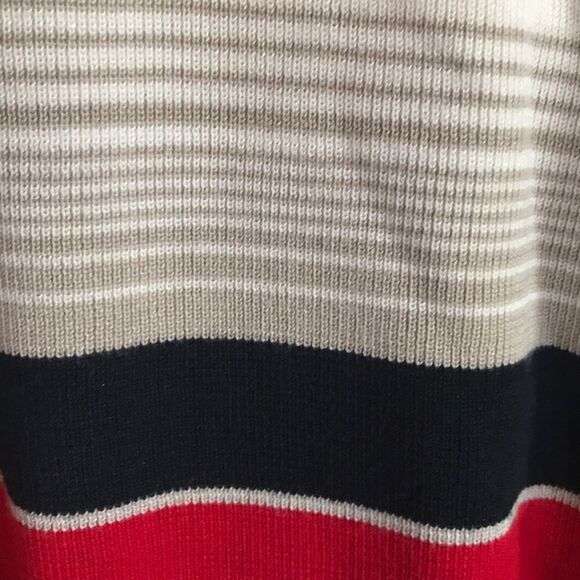 Hampshire Studios Vintage Preppy Mock Turtleneck Sweater Size Medium P - Picture 8 of 8